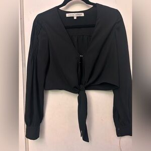 Rebecca Minkoff Elegant Black Blouse